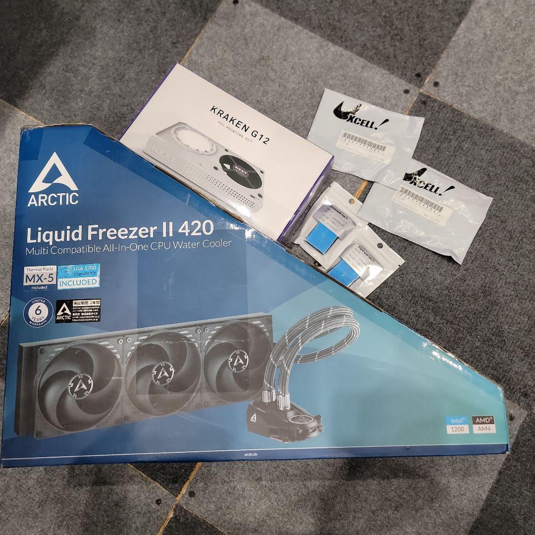 PC用ファン・クーラー ARCTIC LIQUID FREEZER II 420 KRAKEN G12
