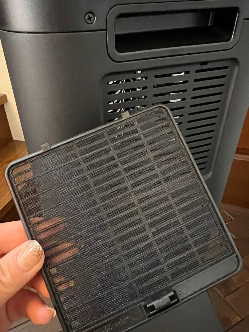 美品 siroca 足元ファンヒーター付き遠赤外線暖房機 ブラック