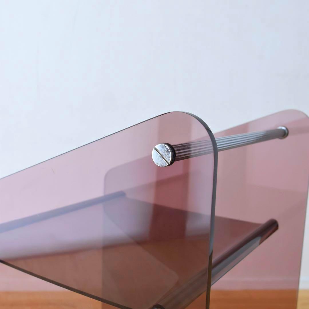 キャスターワゴン アクリル　ポストモダン