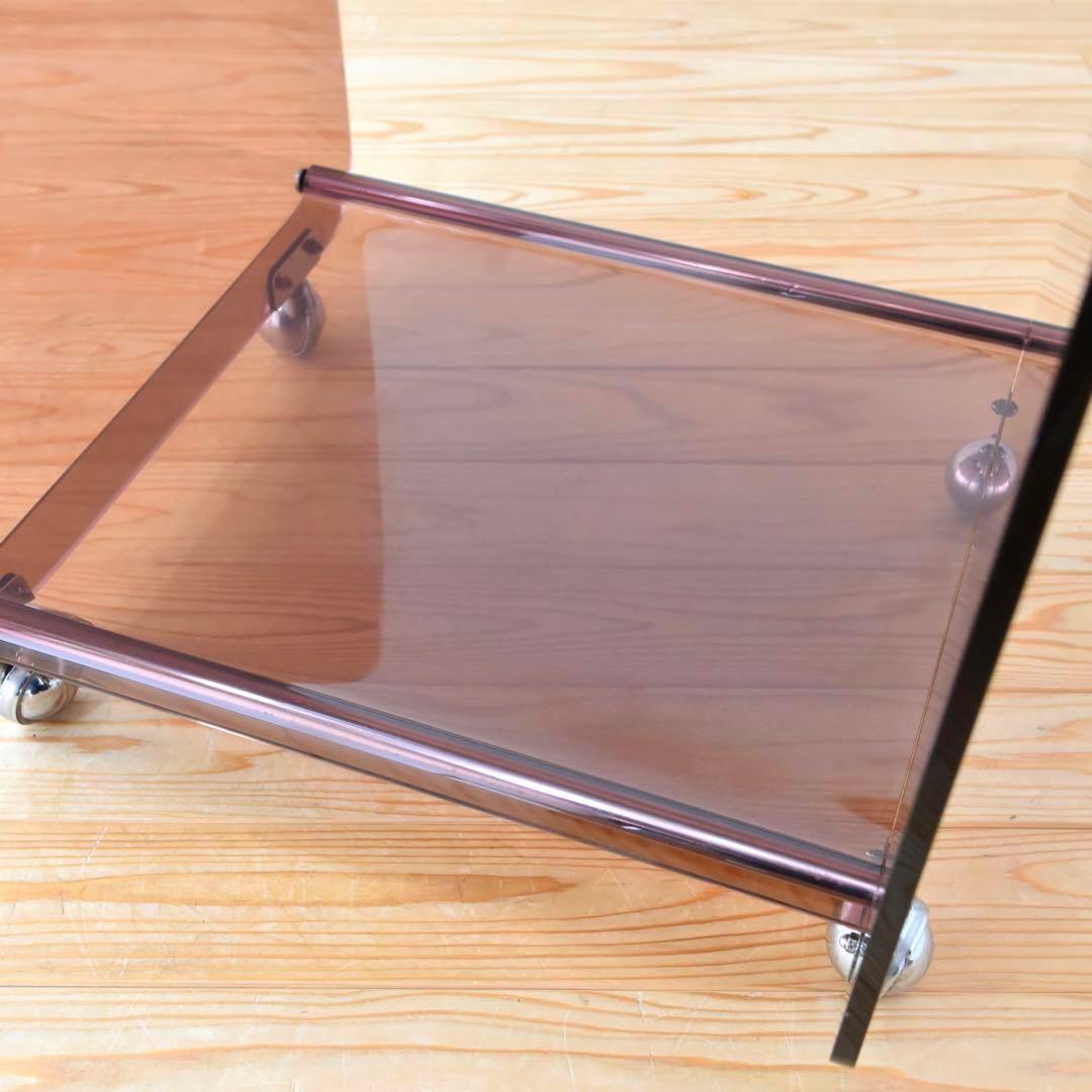 キャスターワゴン アクリル　ポストモダン