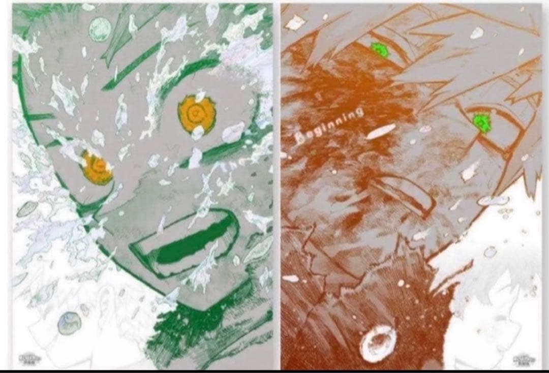 ヒロアカ原画展　ポスター　【The Beginning】