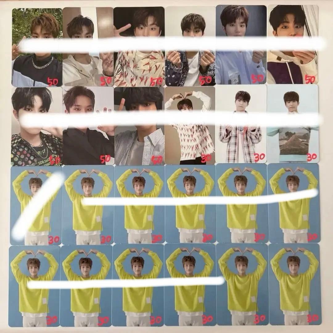 treasure ジョンウ　トレカ　ポラロイド　缶バッチ　ステッカー　特典