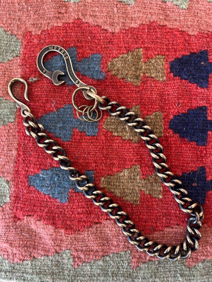 WEIRDO(ウィアード)ウォレットチェーン　　brass真鍮