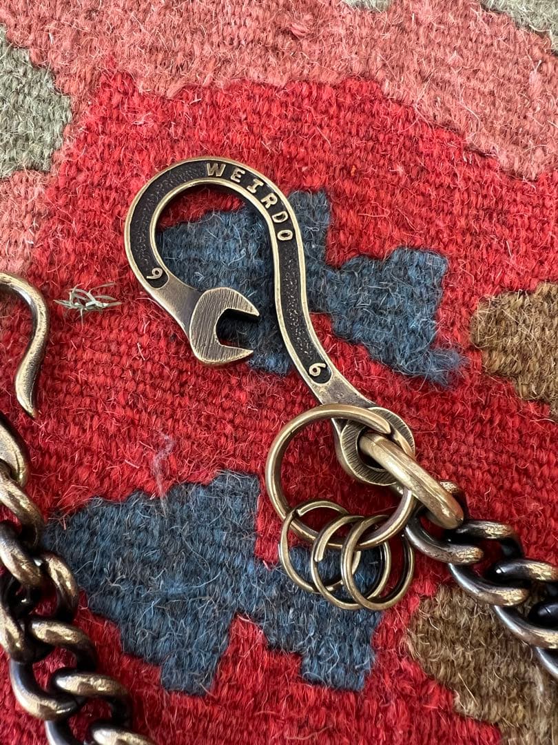 WEIRDO(ウィアード)ウォレットチェーン　　brass真鍮