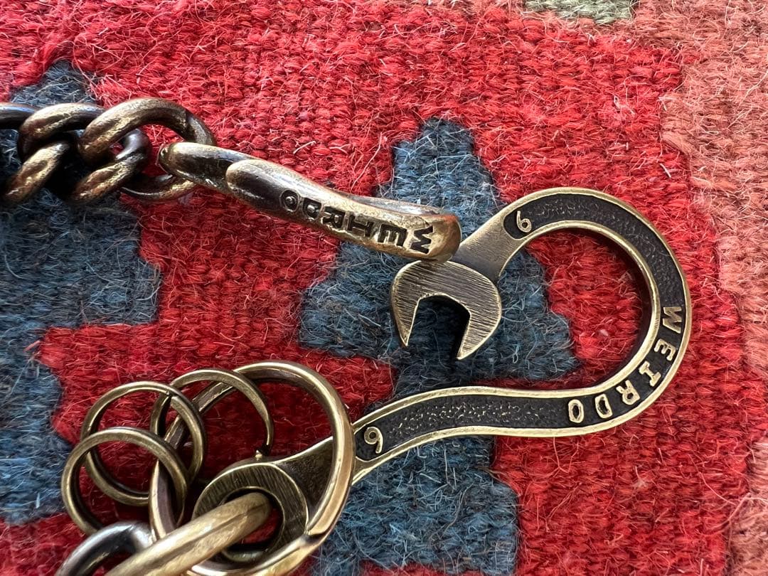 WEIRDO(ウィアード)ウォレットチェーン　　brass真鍮