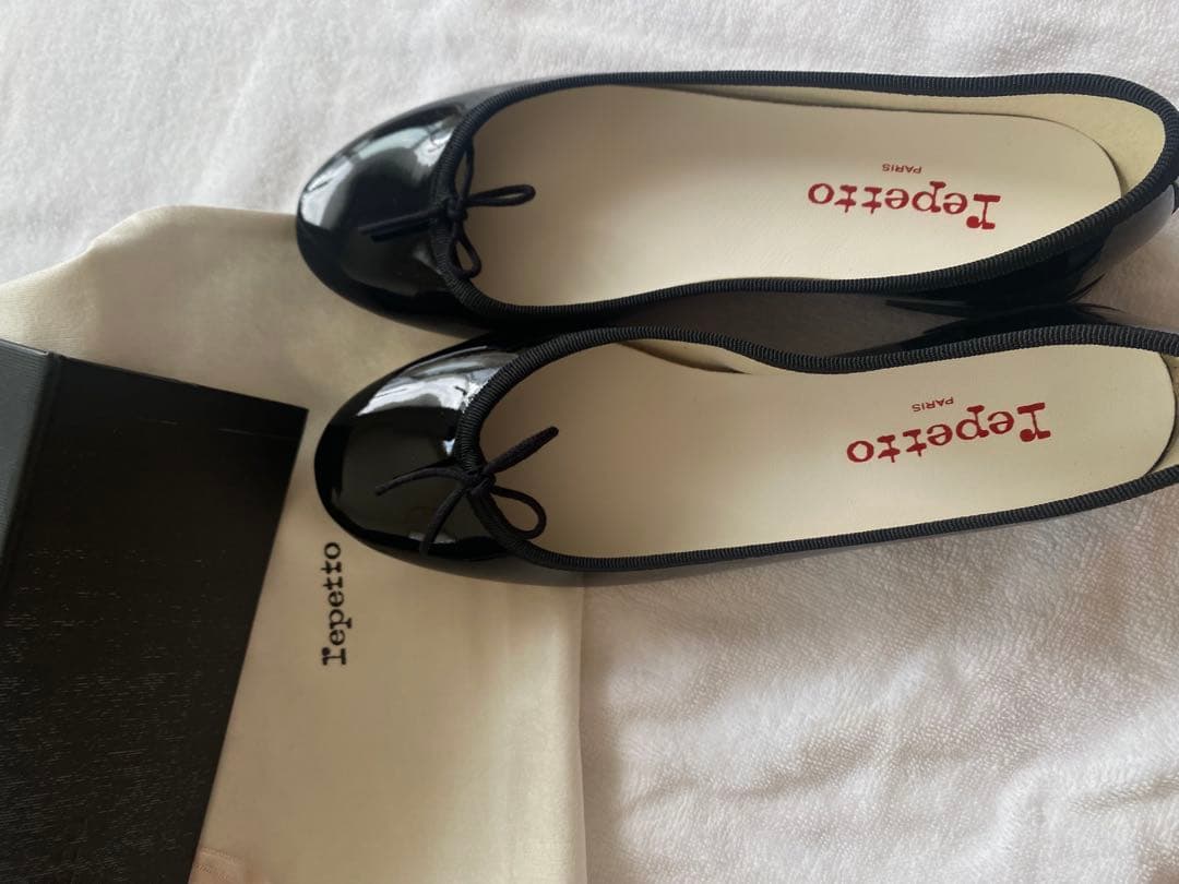 Repetto ブラック バレエシューズ