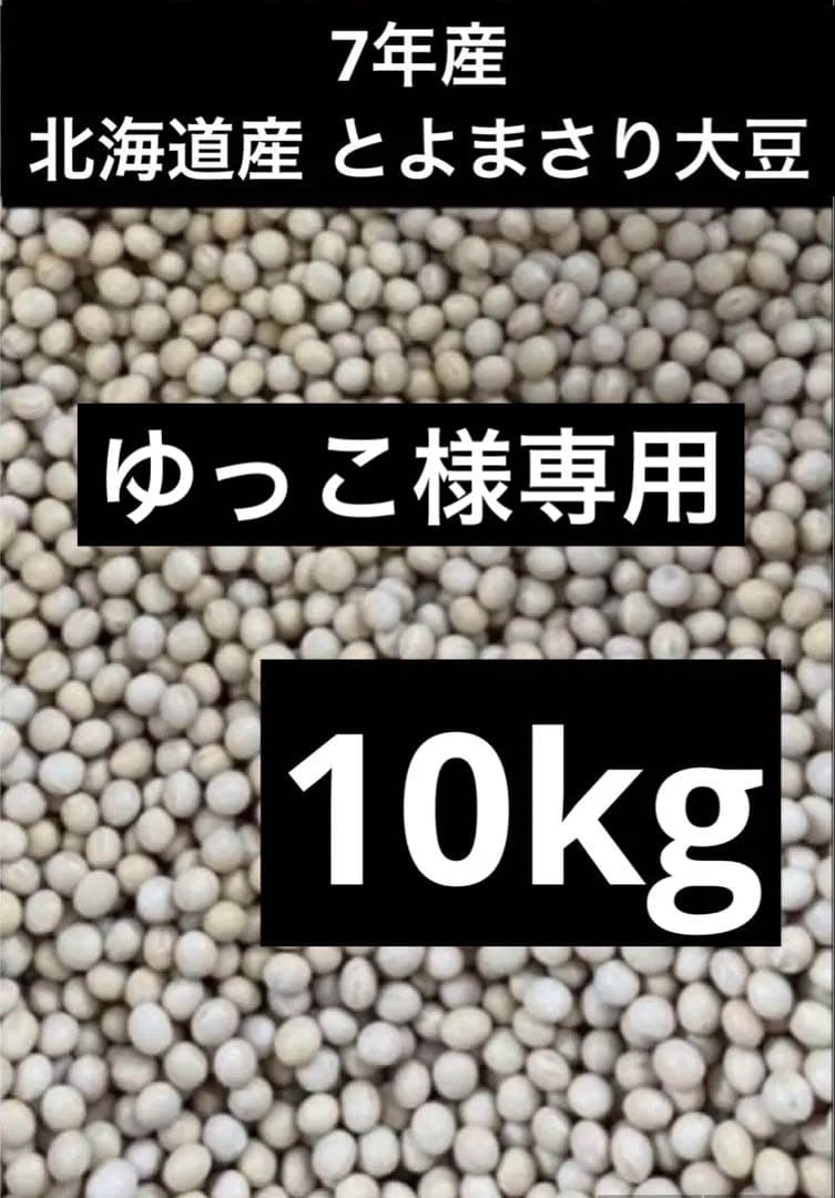 7年産・北海道産とよまさり大豆10kg