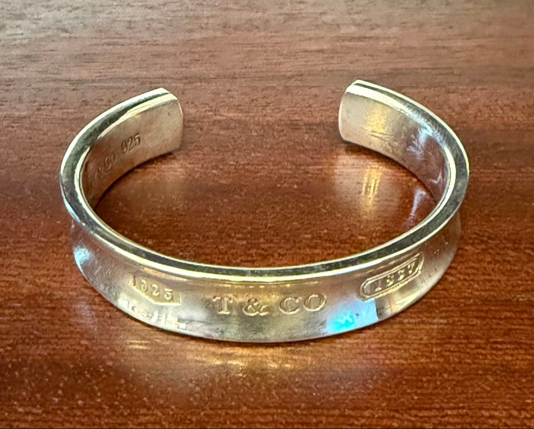 ティファニー バングル 1837 ナロー ブレスレット ビンテージ 希少