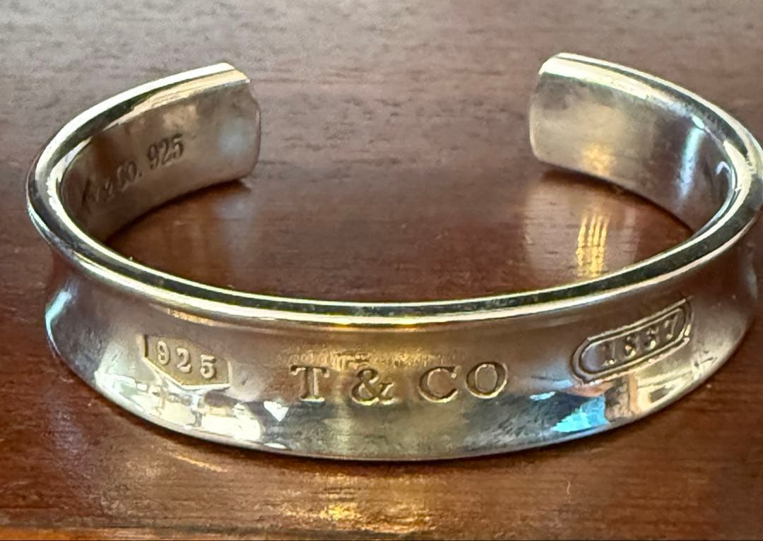 ティファニー バングル 1837 ナロー ブレスレット ビンテージ 希少