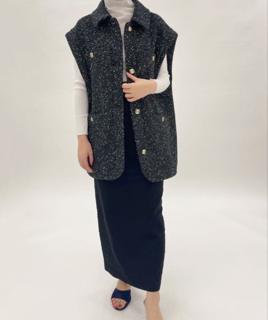 EDIT. FOR LULU ツイードベスト