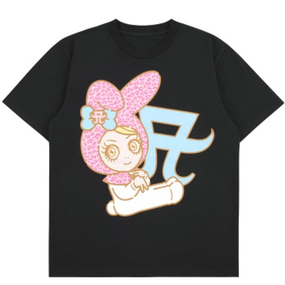 浜崎あゆみ マイメロディ コラボTシャツ ブラック S