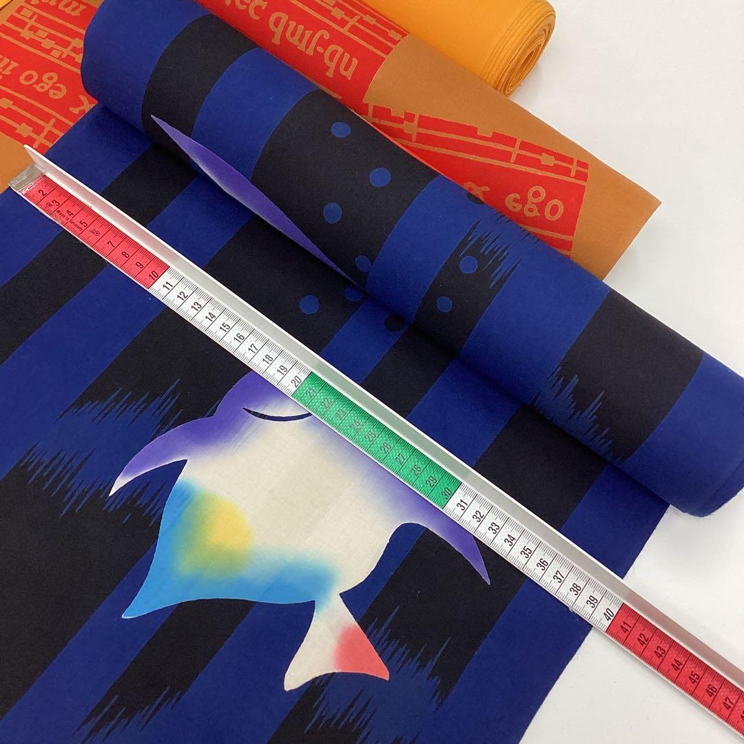 浴衣反物まとめ売り、リメイク素材、木綿P139