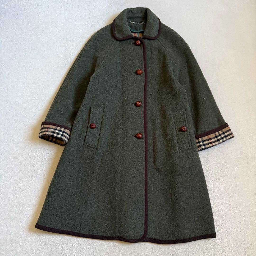 Burberrys ステンカラーコート 栗釦 ビンテージ