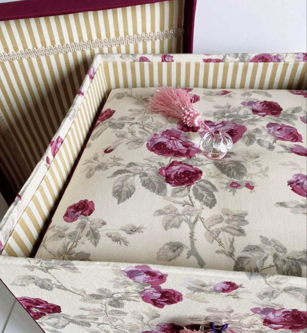 大きなカルトナージュボックス