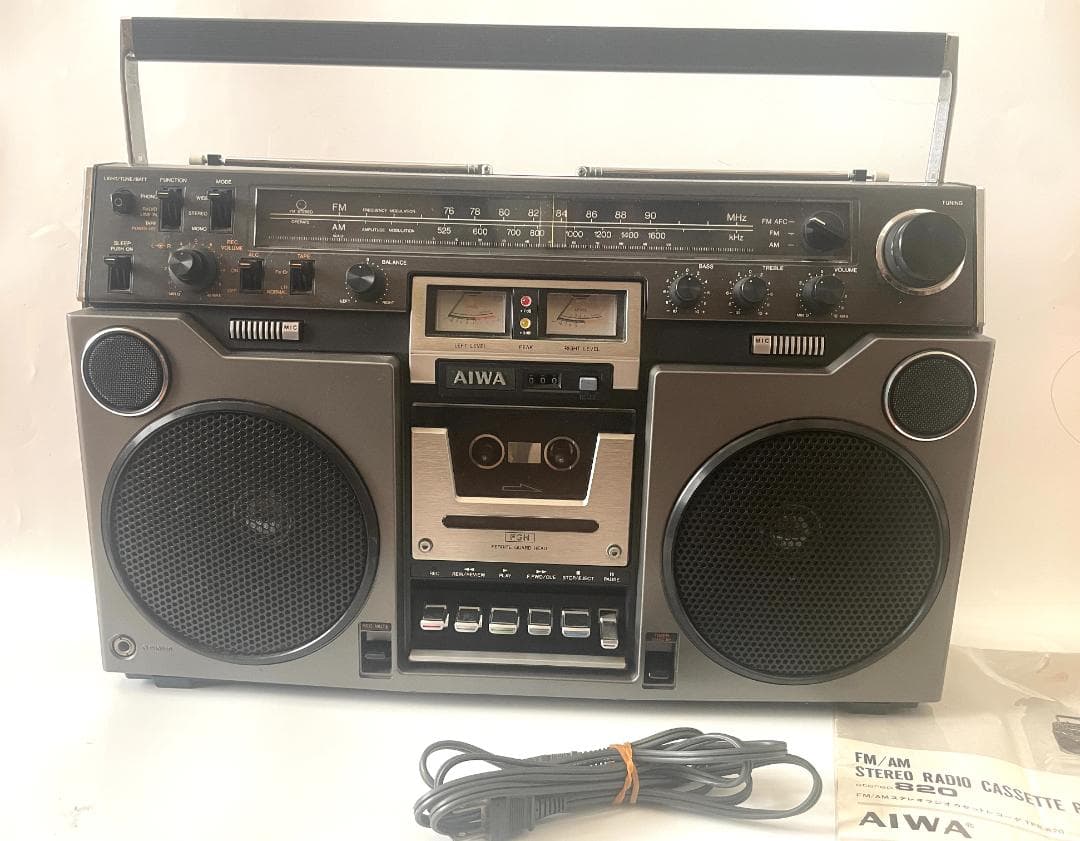 【通電確認済】AIWA TPR-820 アイワ　ラジカセ