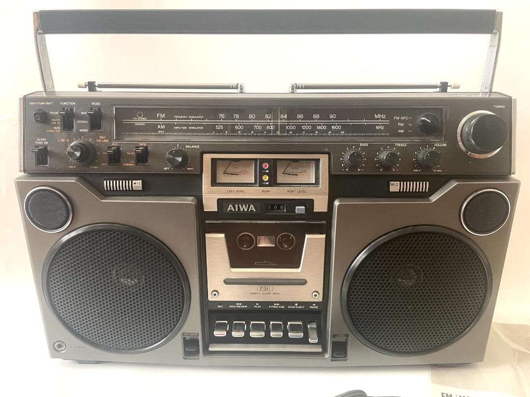 【通電確認済】AIWA TPR-820 アイワ　ラジカセ