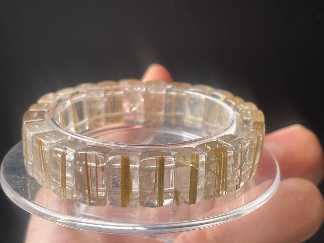 高品質　タイチンルチルバングル　16cm