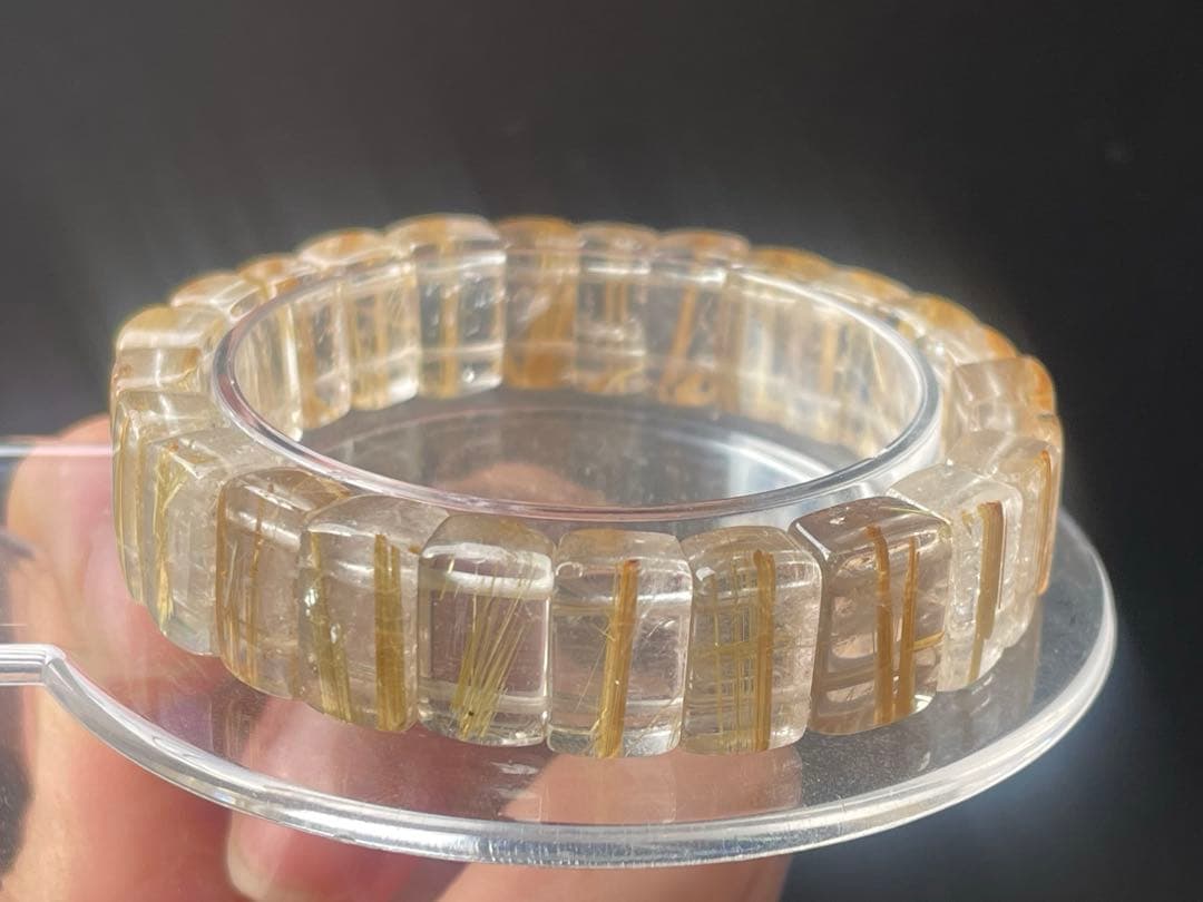 高品質　タイチンルチルバングル　16cm