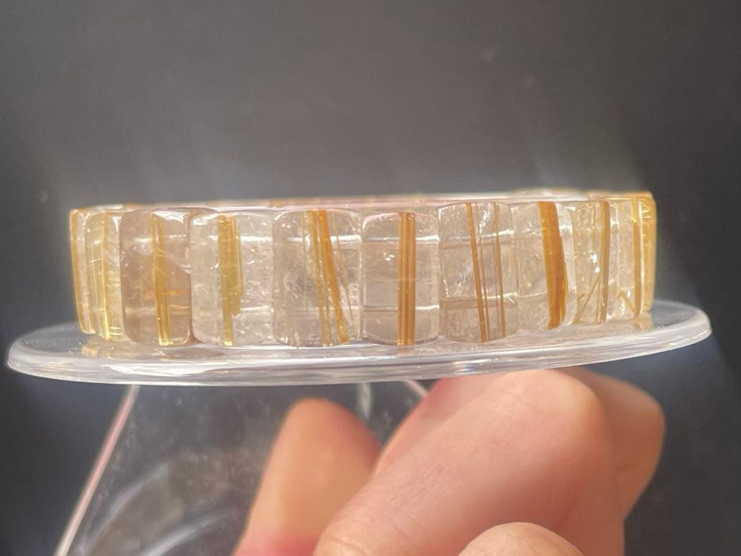 高品質　タイチンルチルバングル　16cm