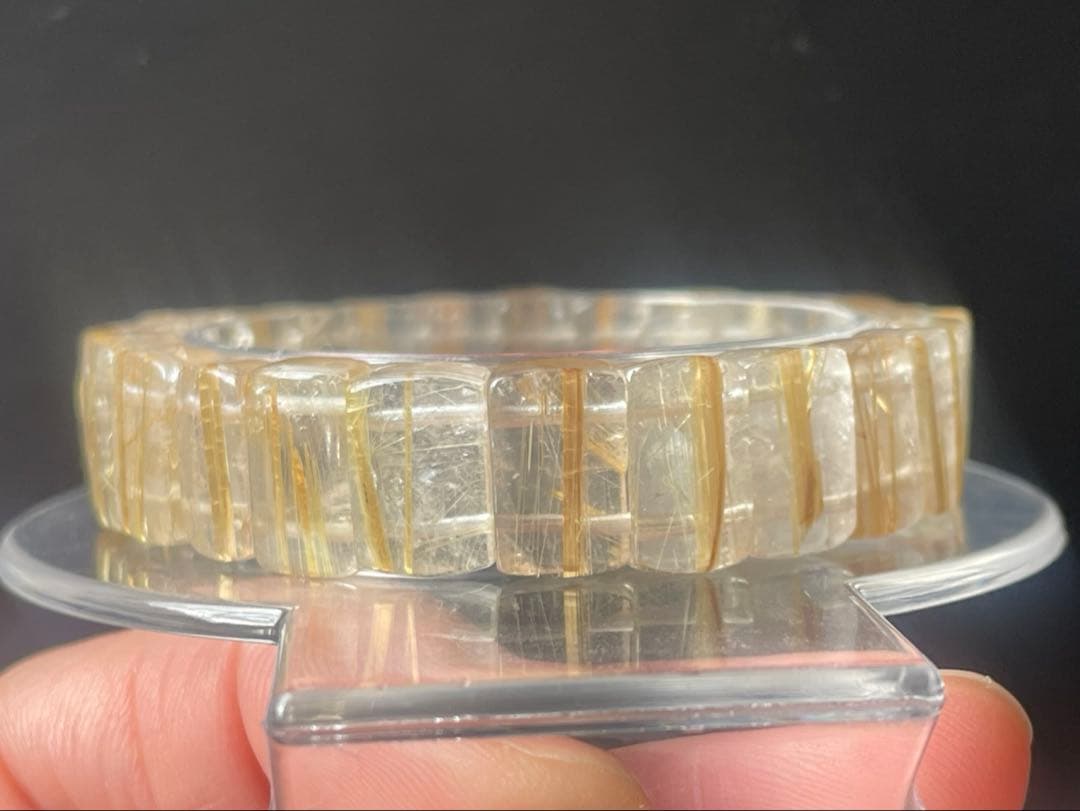 高品質　タイチンルチルバングル　16cm