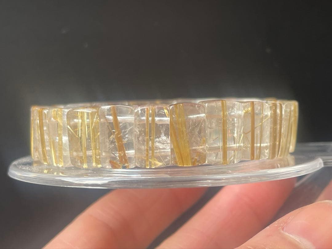 高品質　タイチンルチルバングル　16cm