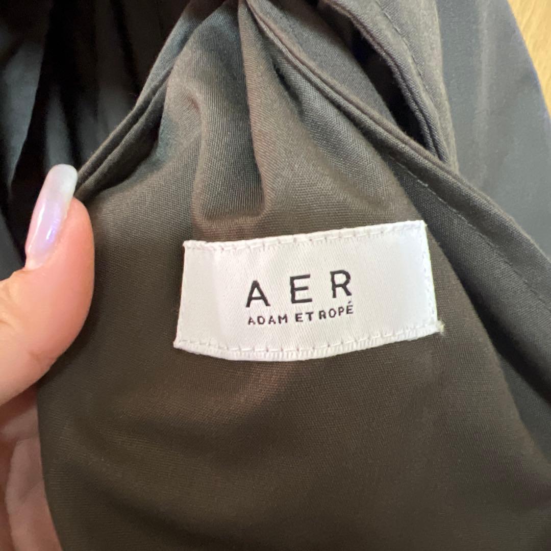 【アダムエロペ】スタンドカラーハーフモッズコート