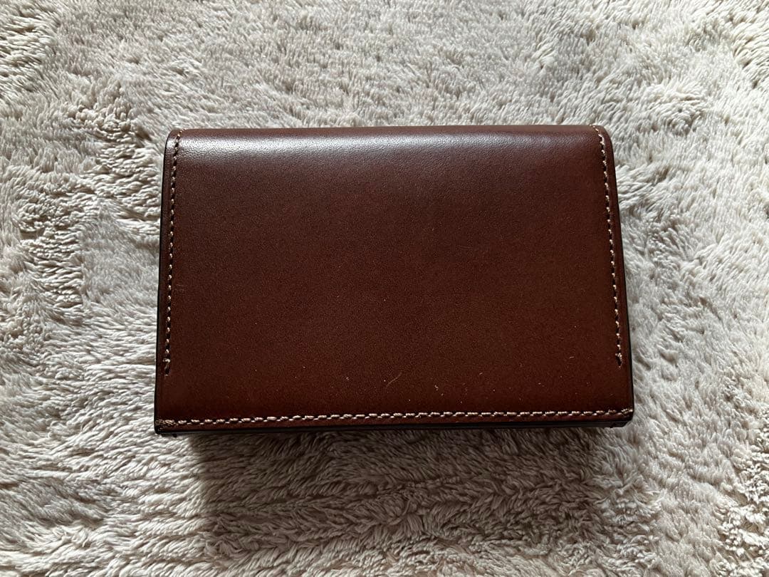 【新品未使用】Paul Smith ブラウンレザー 名刺入れ