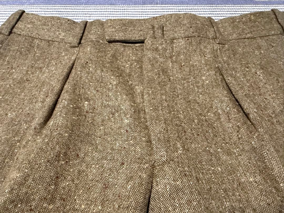 美品SHIPS Bernard Zins ウールスラックス パンツ 40サイズ