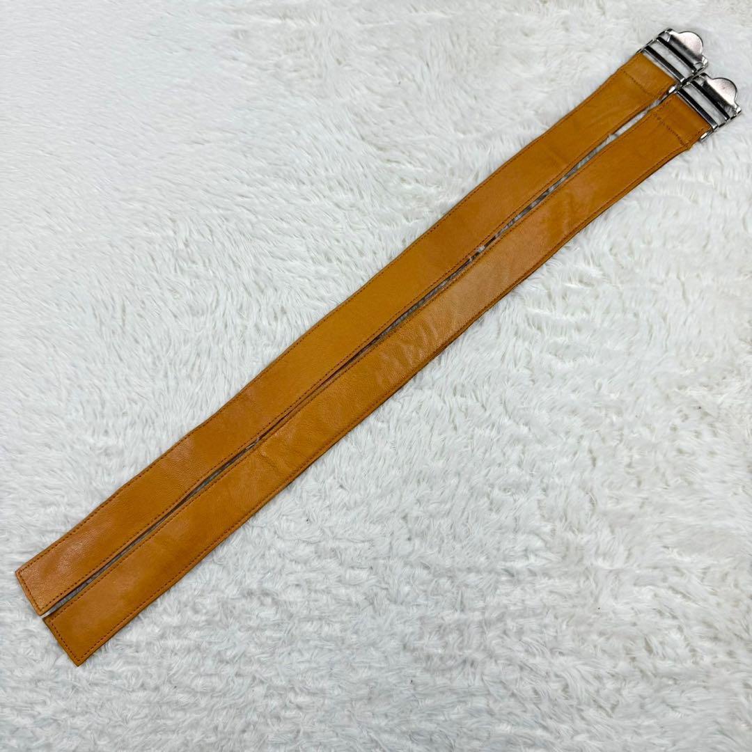 BED J.W FORD ベッドフォード リネン カーゴパンツ レザーベルト 1