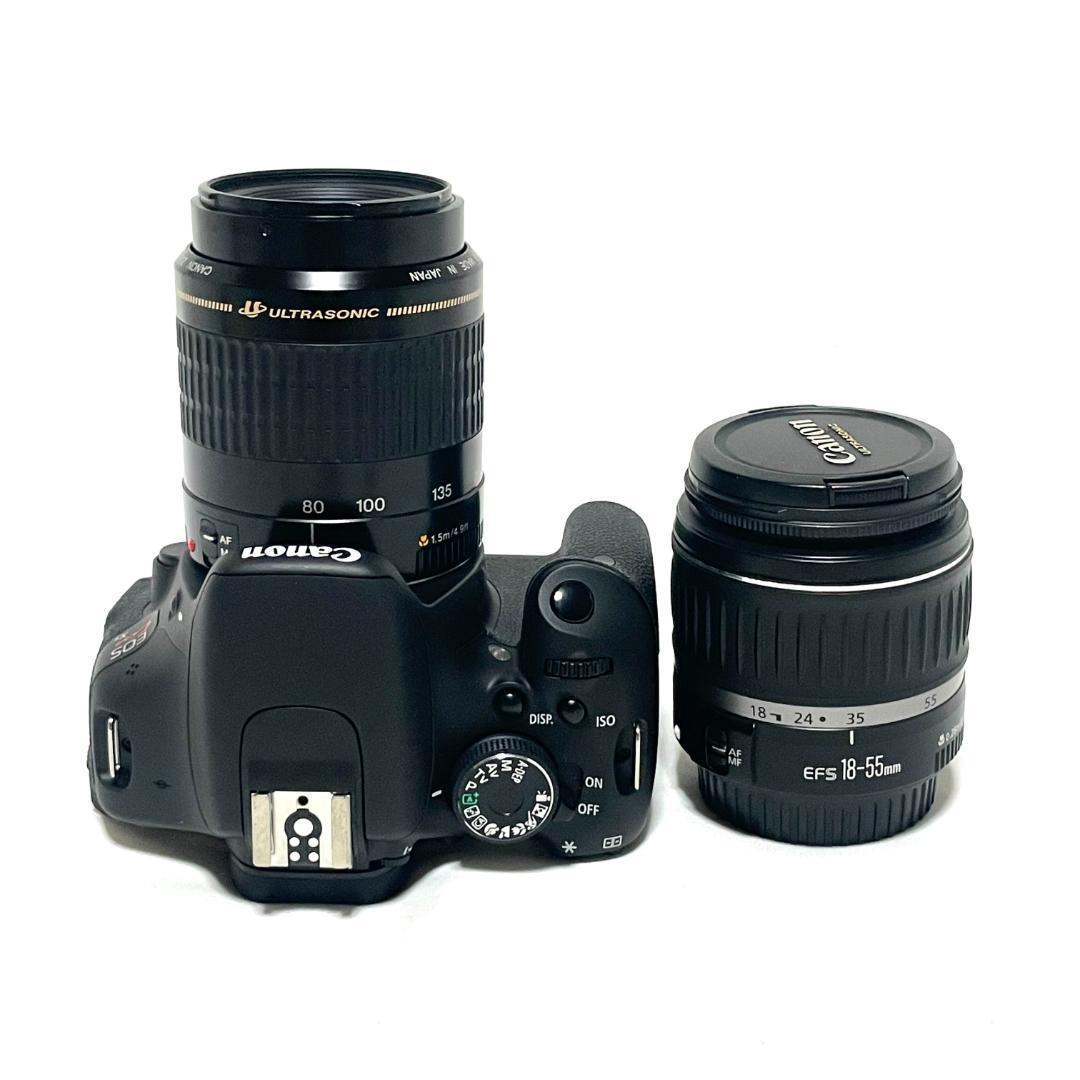 遠景も日常もこれ1台❣️ Canon EOS Kiss X5 Wズームセット