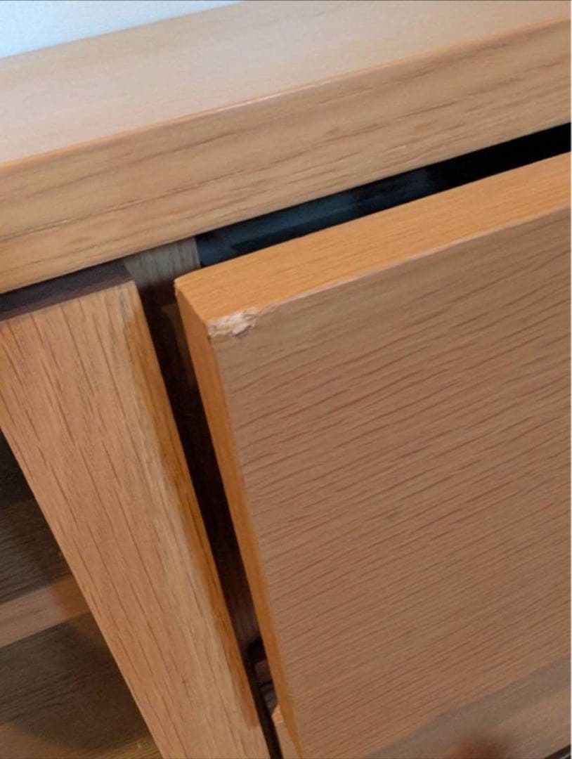 ■送料込■無印良品 木製テレビボード オーク材 棚 収納 木製家具 TV台