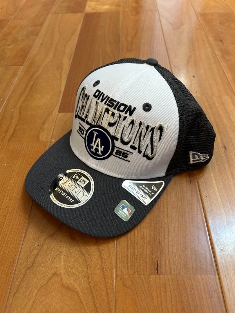新品ドジャース2025西地区優勝 ニューエラ9SEVENTYキャップ