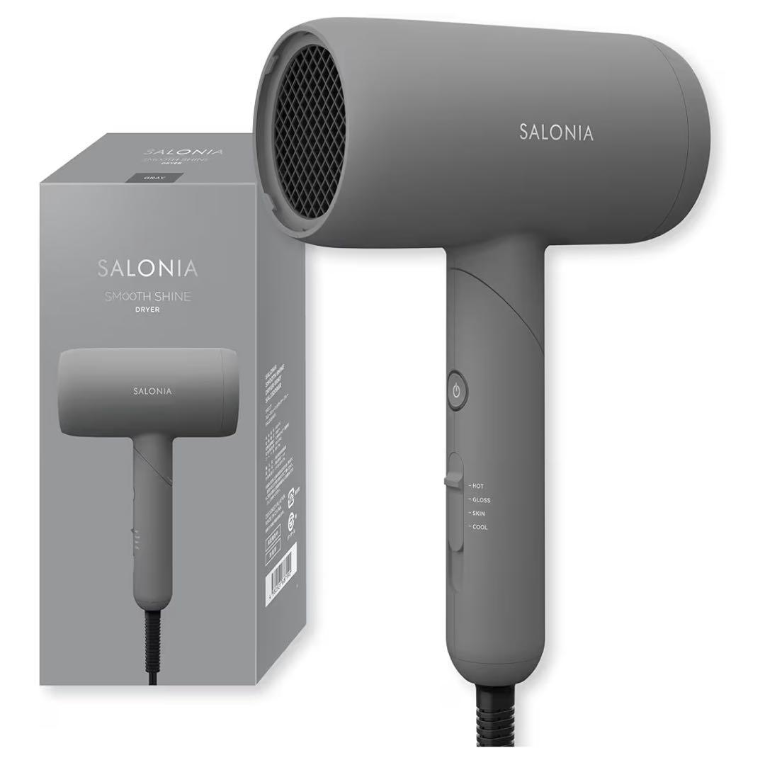SALONIA サロニア スムースシャイン ドライヤー 上位モデル　 グレー