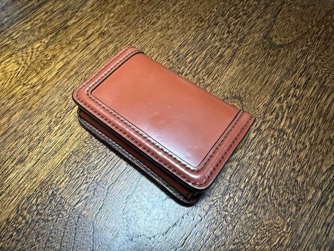 フラットヘッド　コードバン　名刺入れ