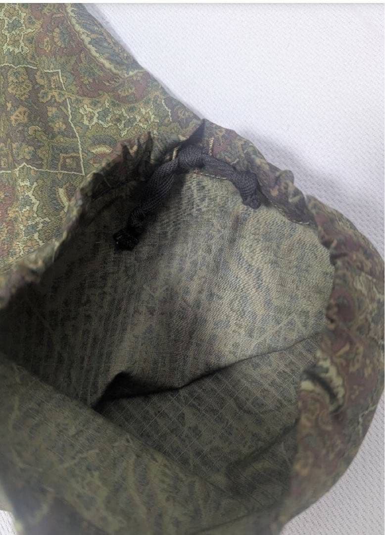 美品✨BASIC AND ACCENT リップストップペイズリー カーゴパンツ