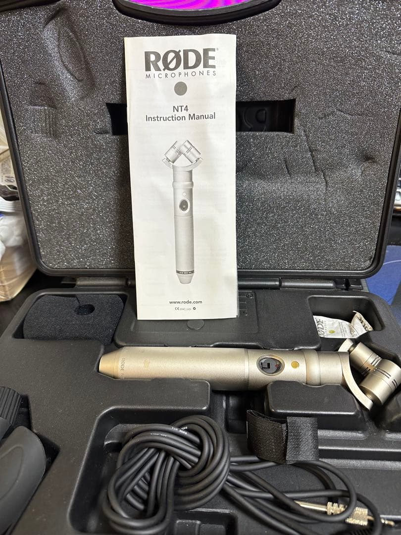 RODE NT4 ステレオコンデンサーマイク ケース・ケーブル