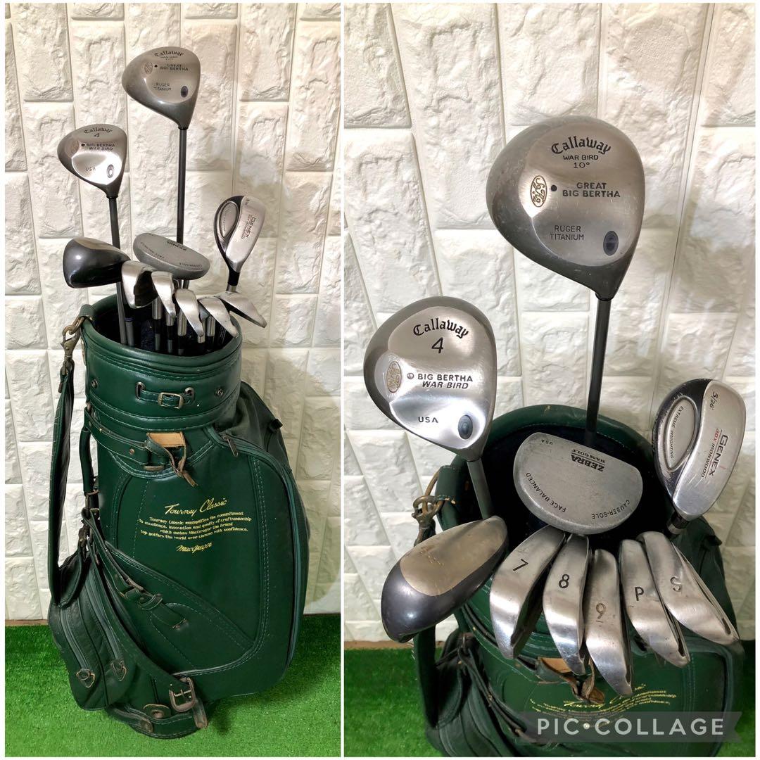 初心者おすすめ☆メンズ ゴルフクラブセット☆キャロウェイ☆キャディバッグ付