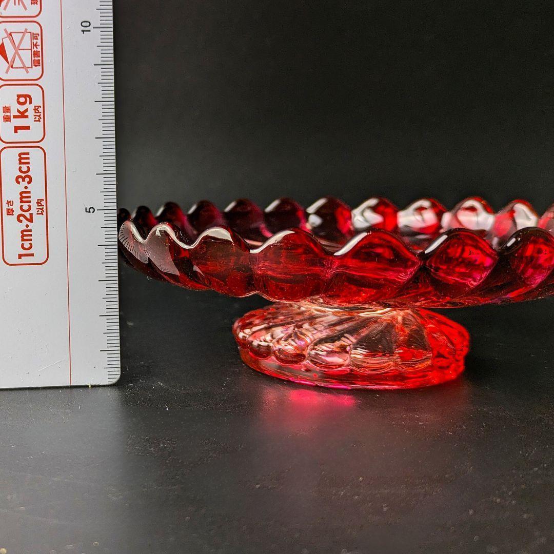 リビングを華やかに★オールドバカラ バンブー 15㎝センターピースフランス