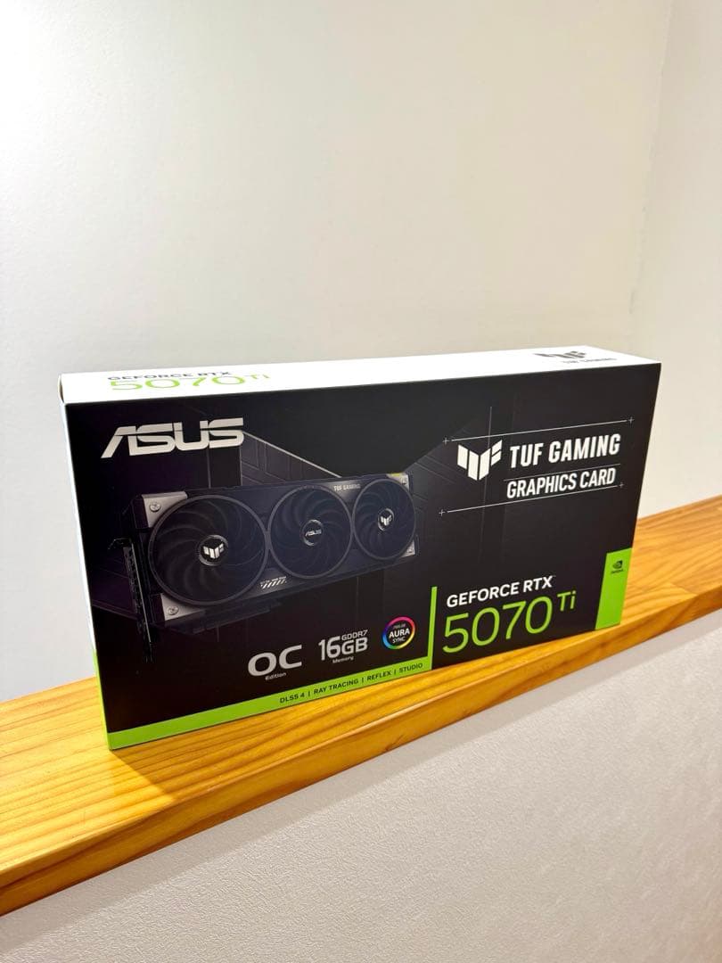グラフィックボード・グラボ・ビデオカード RTX 5070Ti TUF-RTX5070TI-O16G-GAMING