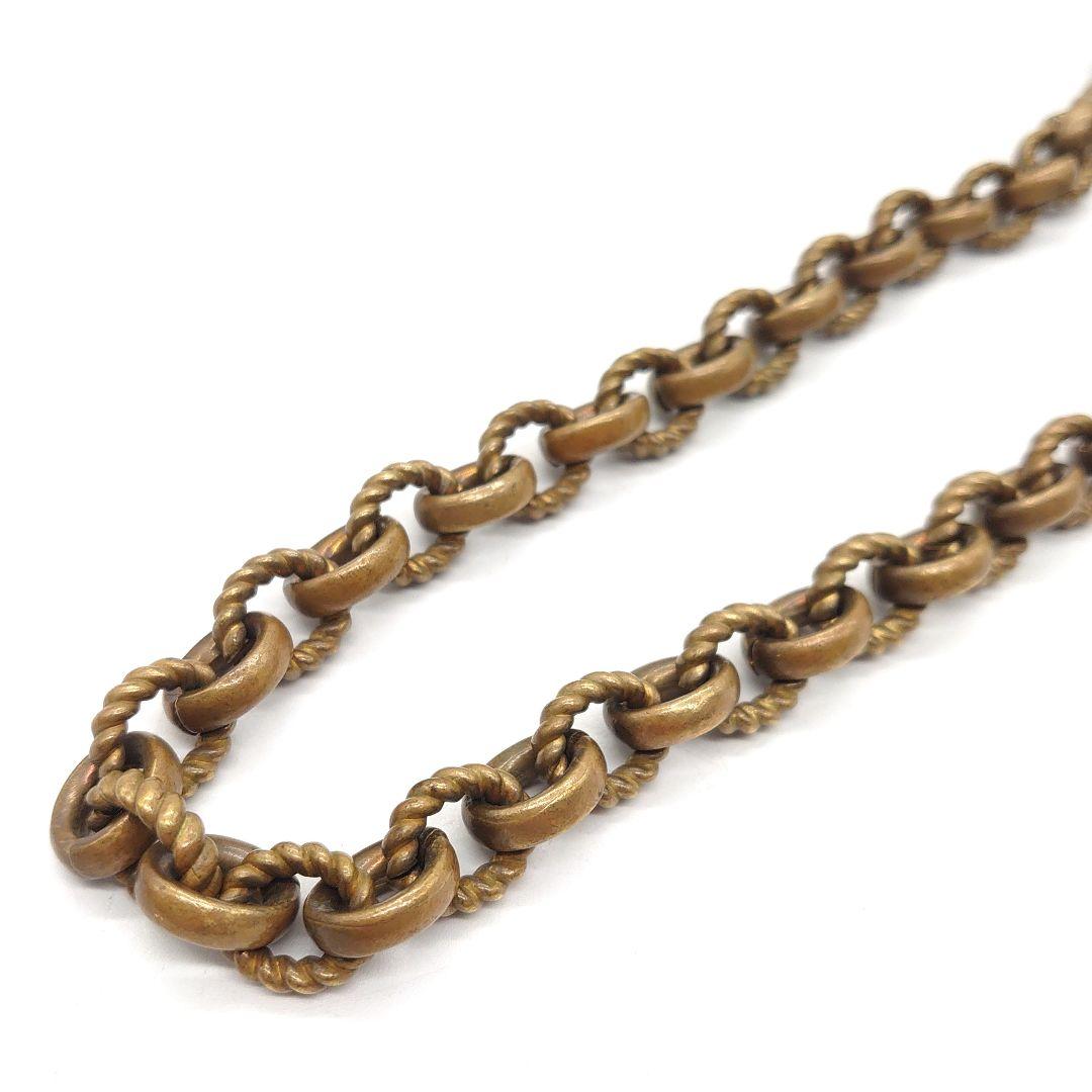 CALEE レザー スタッズ 真鍮 ウォレットチェーン