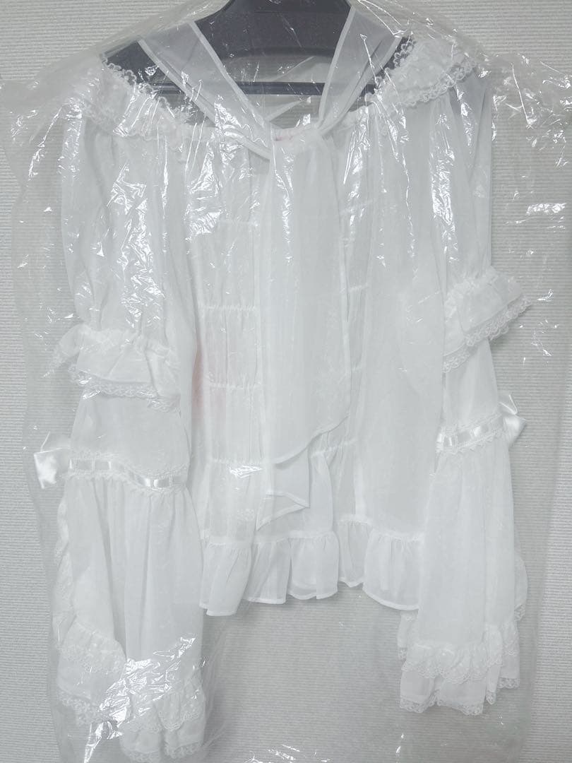 BABY シフォンプリンセスドレスブラウス オフ白