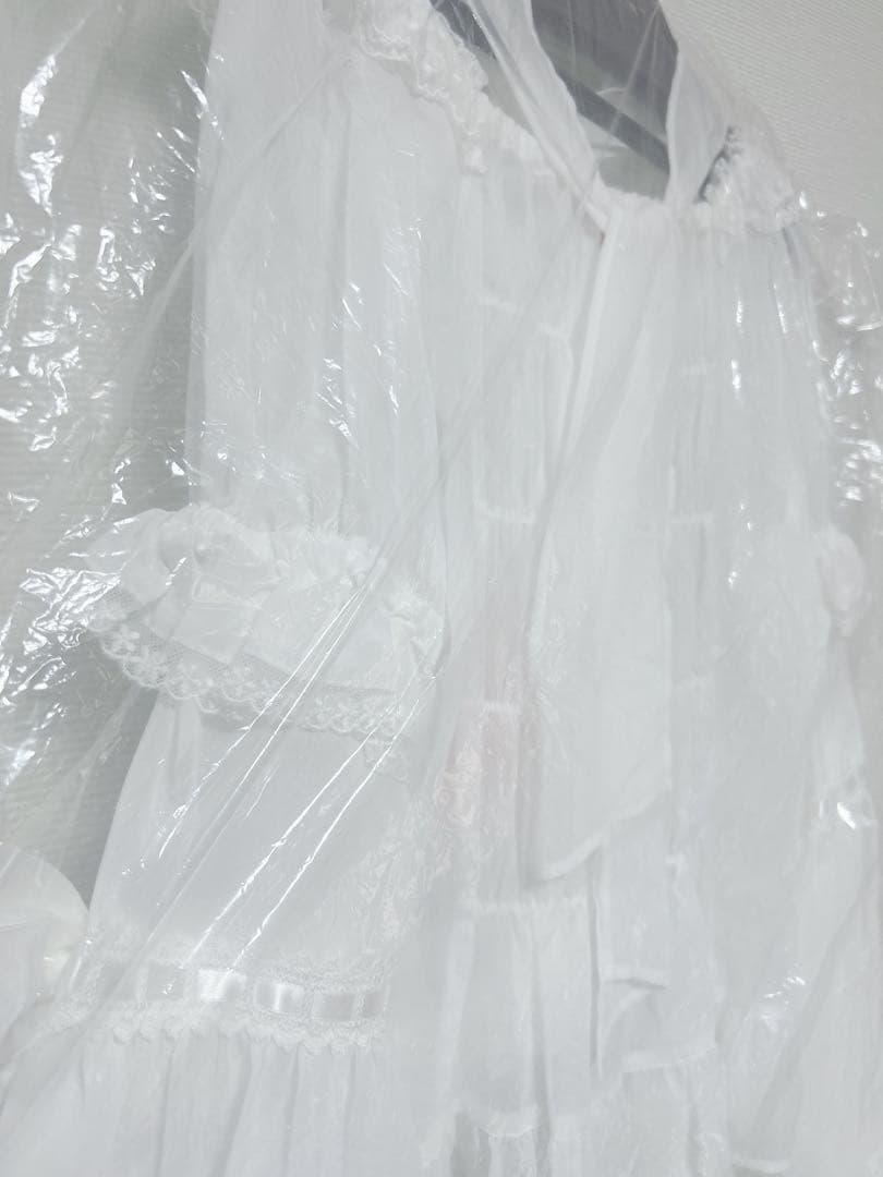 BABY シフォンプリンセスドレスブラウス オフ白