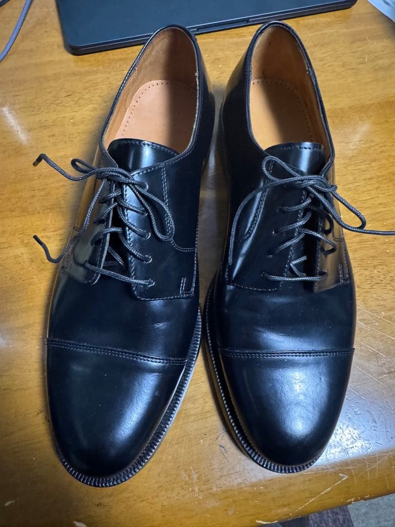 コールハーン　ストレートチップ　レザーソール　未使用品　26.5cm