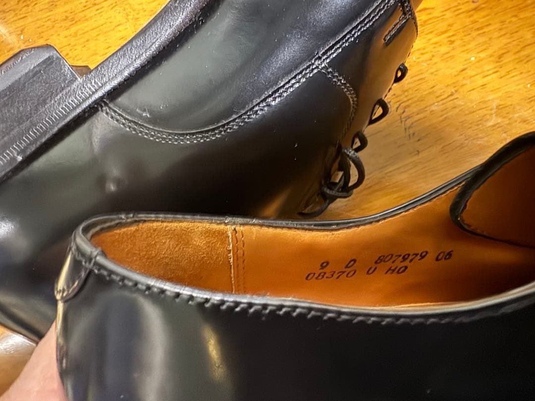 コールハーン　ストレートチップ　レザーソール　未使用品　26.5cm