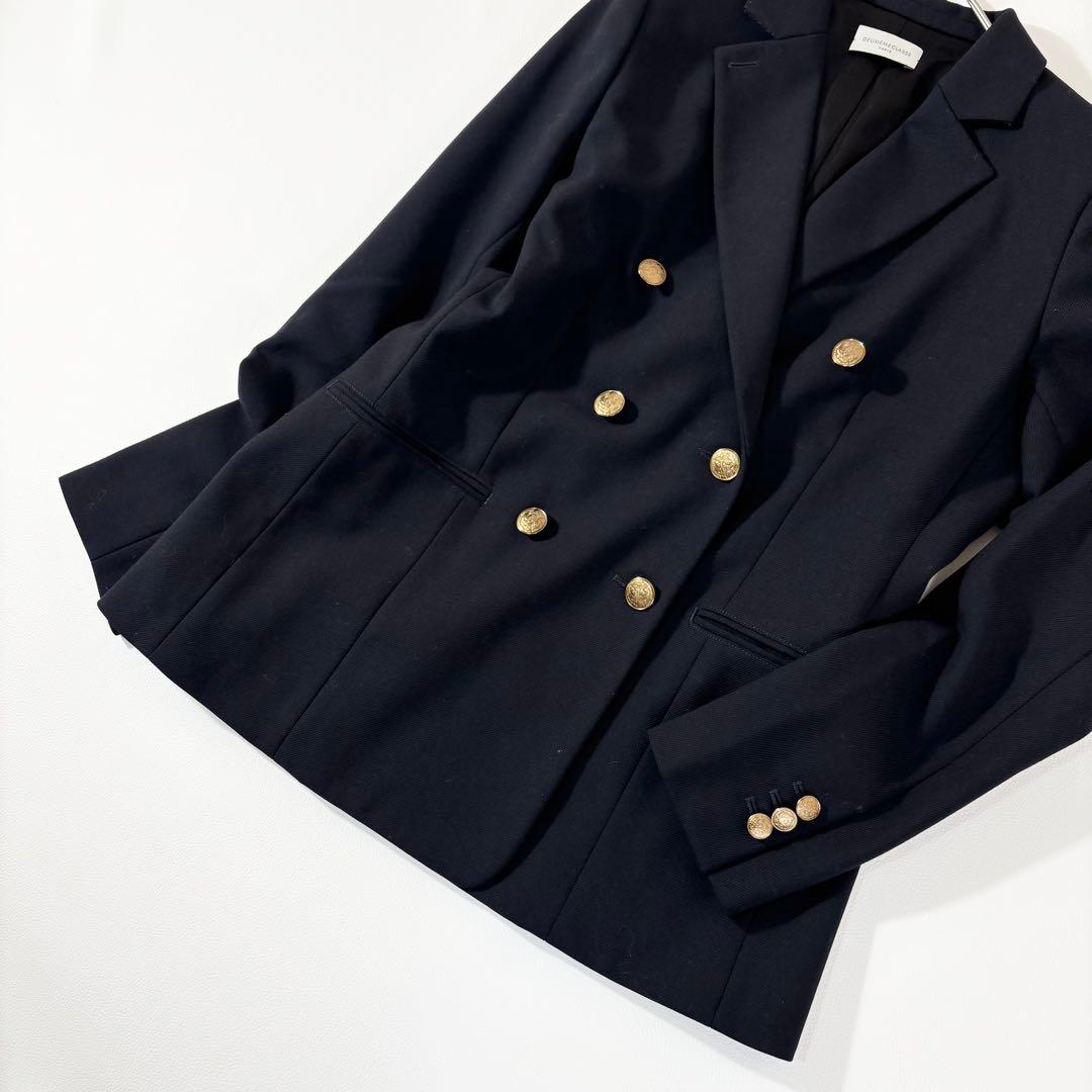 894美品✨ドゥーズィエムクラス ダブルブレストジャケット 金ボタン 38