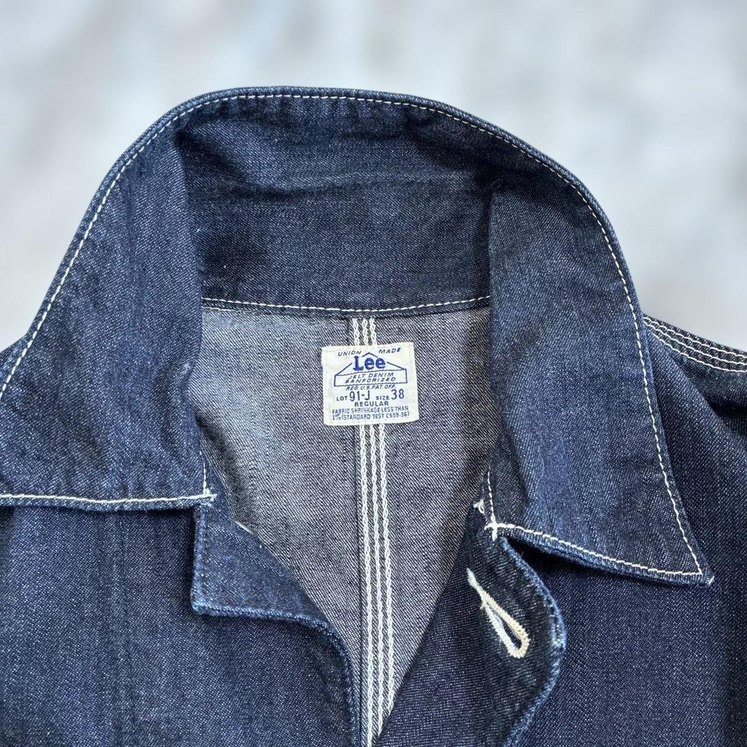 Lee ハウスタグ復刻 91-J デニムカバーオール M サイズ38