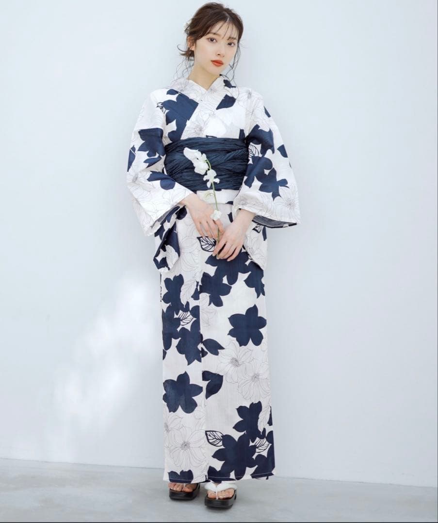 浴衣　帯　下駄