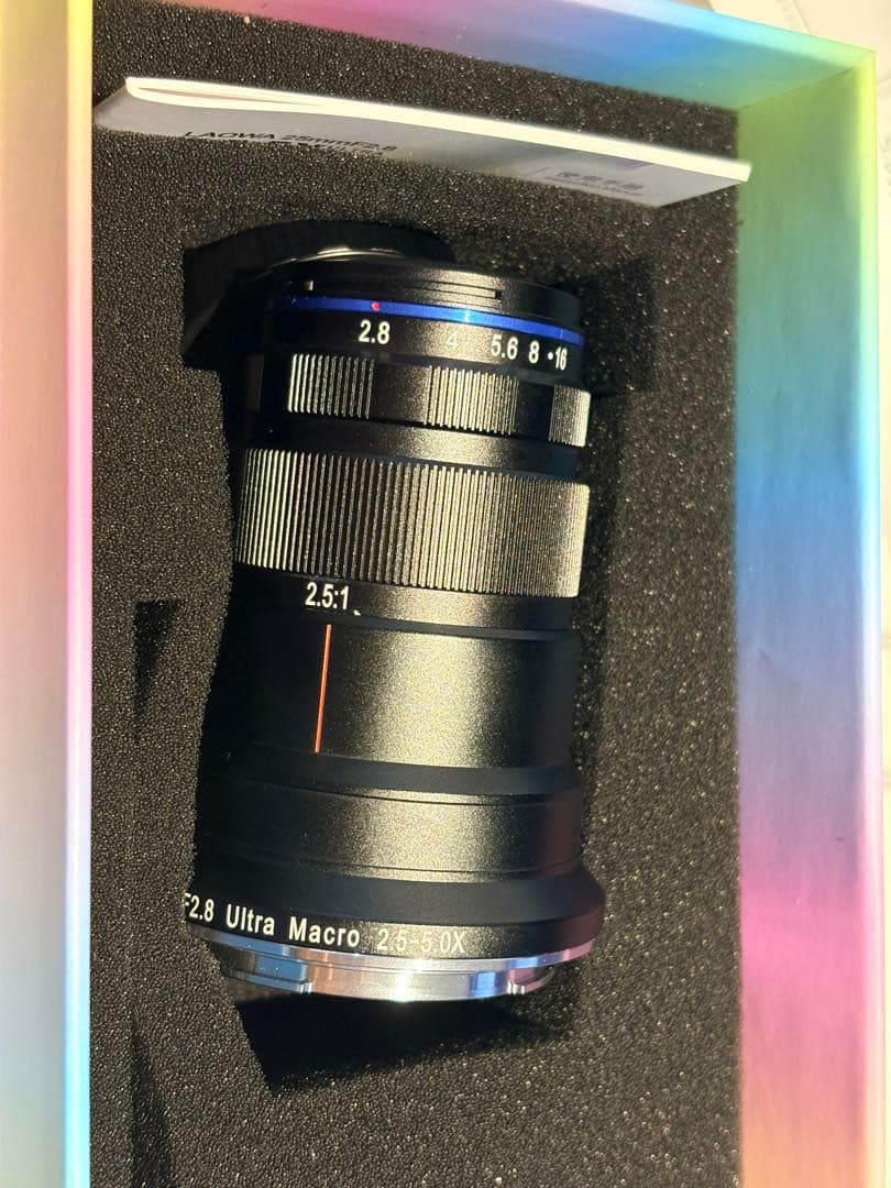 LAOWA 25mm F2.8 2.5-5X ULTRA MACRO（EF用)