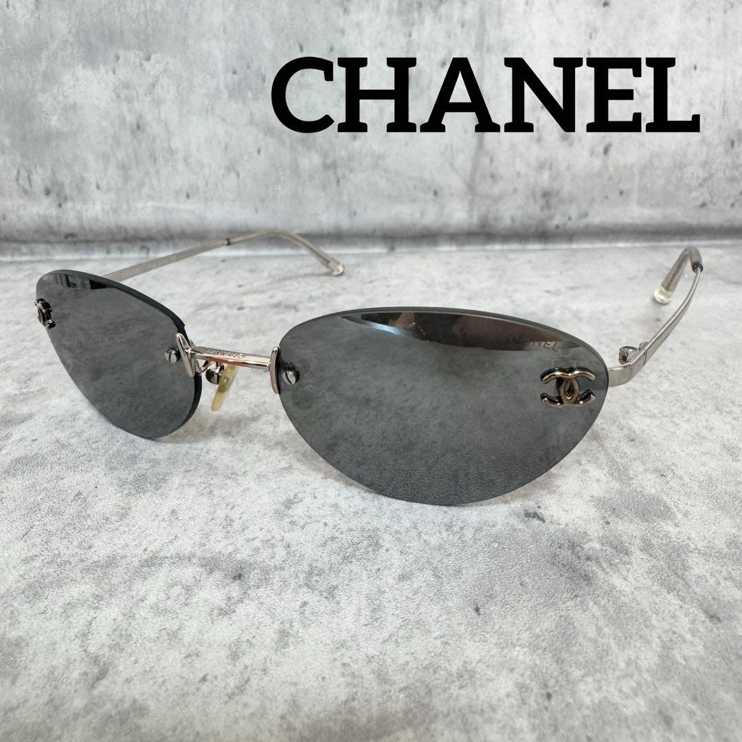 シャネル CHANEL サングラス リムレス 4003メタル ココマーク