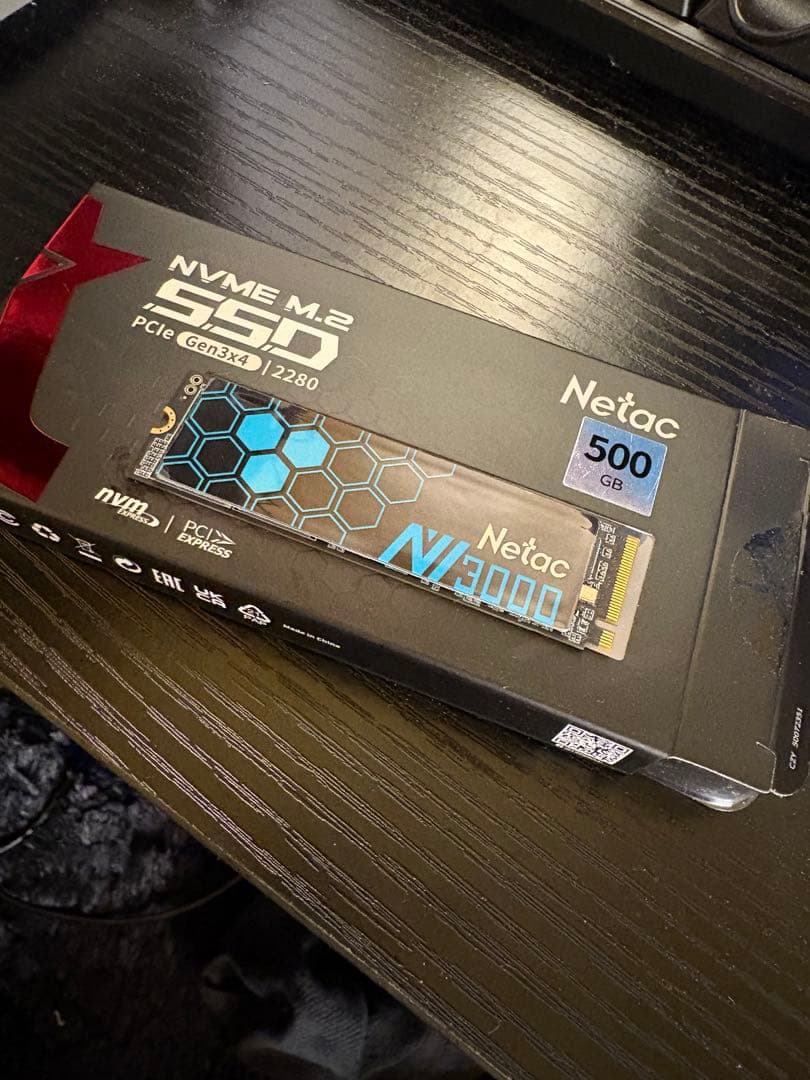 内蔵型SSD Netac NV3000 500GB NVMe M.2 SSD